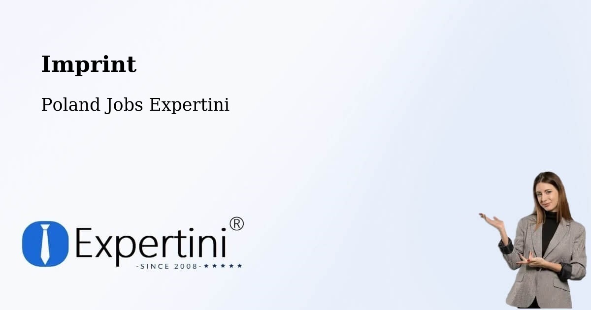 Imprint – Ustroń - Poland Jobs Expertini